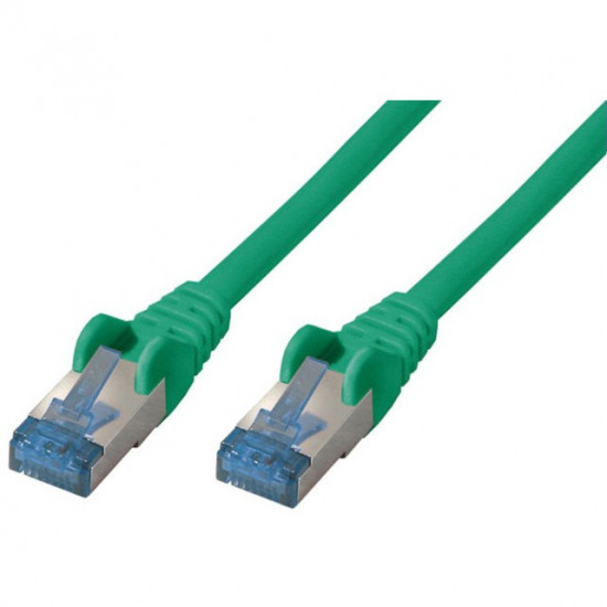 Patchkabel CAT6a RJ45 S/FTP PIMF 0,5m Green