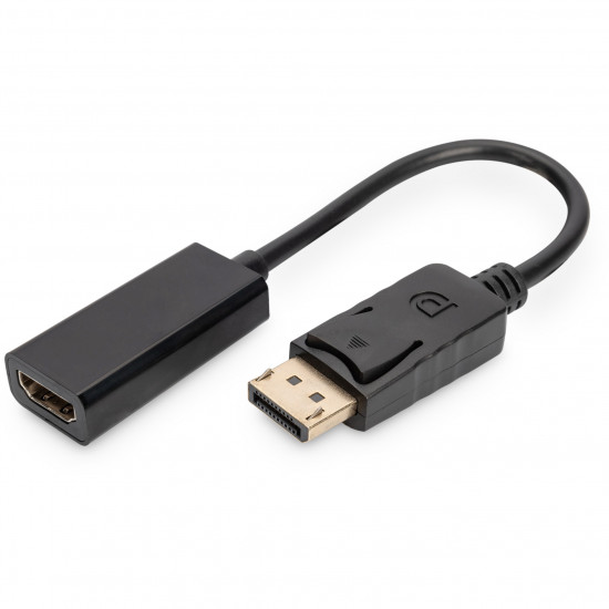 Digitus DisplayPort > HDMI (ST-BU) 0,15m Adapter FHD 60Hz Black