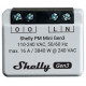 Shelly Relais inchPlus PM Mini Gen. 3inch WLAN BT Unterputz