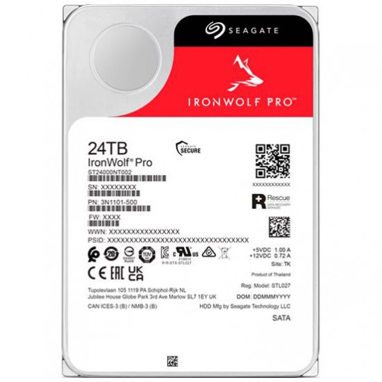 24TB Seagate IronWolf Pro ST24000NT002 7200RPM 512MB