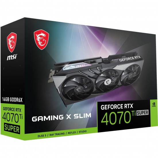 RTX 4070 Ti Super 16GB MSI Gaming X Slim GDDR6X 3Fan