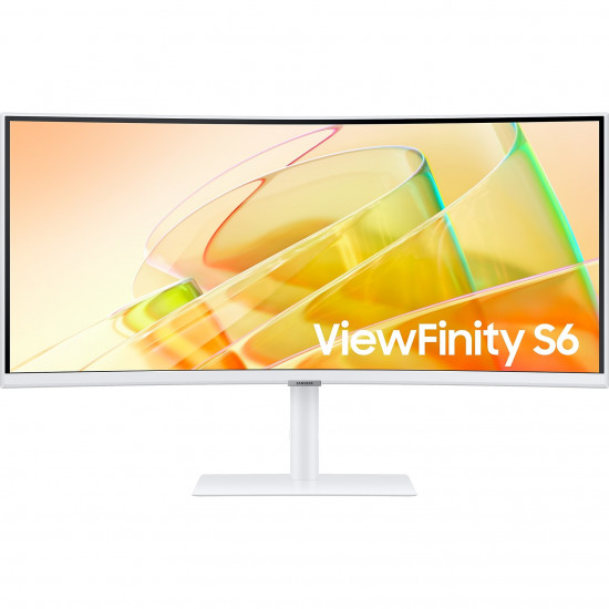 86,4cm/34inch (3440x1440) Samsung ViewFinity S6 S34C650TAU 21:9 UWQHD Curved 5ms 100Hz HDR10 2xThunderbolt 4 HDMI DP Speaker White