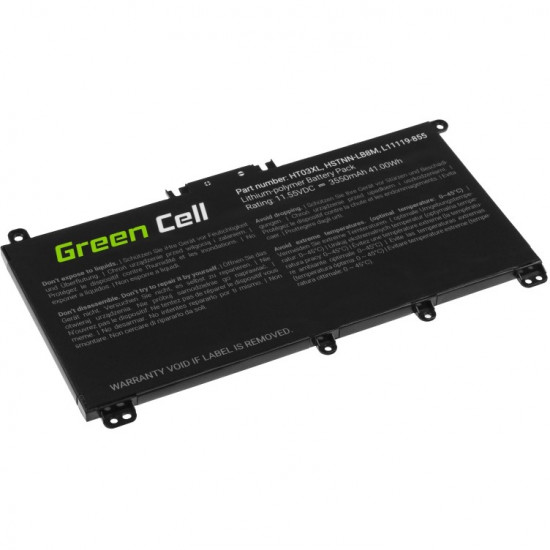 Green Cell Laptop Akku HT03XL L11119-855 f r HP / 11.55V 3400mAh