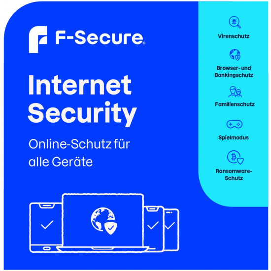 F-SECURE Internet Security - 1 Device, 1 Year - ESD-DownloadESD