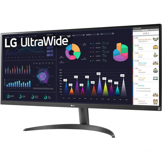 86,6cm/34inch (2560x1080) LG UltraWide 34WQ500-B 21:9 IPS 5ms 100Hz HDMI USB-C Black