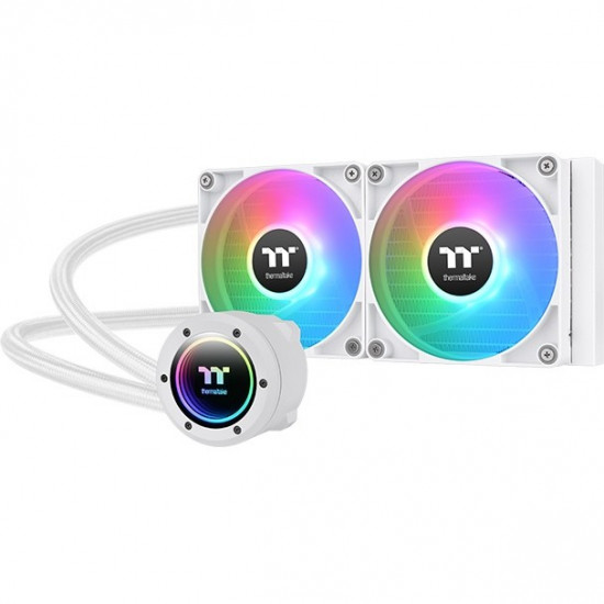 K Cooler Wasserk hlung Thermaltake TH240 V2 ARGB Sync CPU Liquid Cooler Snow Edition