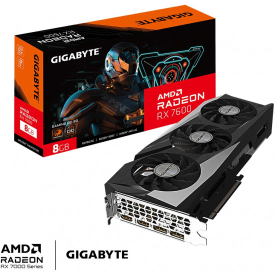 RX 7600 8GB Gigabyte Gaming OC GDDR6