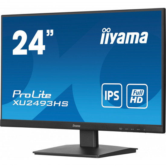 61cm/24inch (1920x1080) Iiyama ProLite XU2493HS-B6 16:9 FHD IPS 0,5ms 100Hz HDMI DP Speaker Black