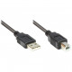 GoodConnections USB 2.0 A B (ST-ST) 1,8m Adapterkabel Schwarz