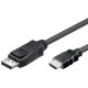 GoodConnections DisplayPort 1.2 HDMI (ST-ST) 2m Adapterkabel 4K 30Hz Schwarz