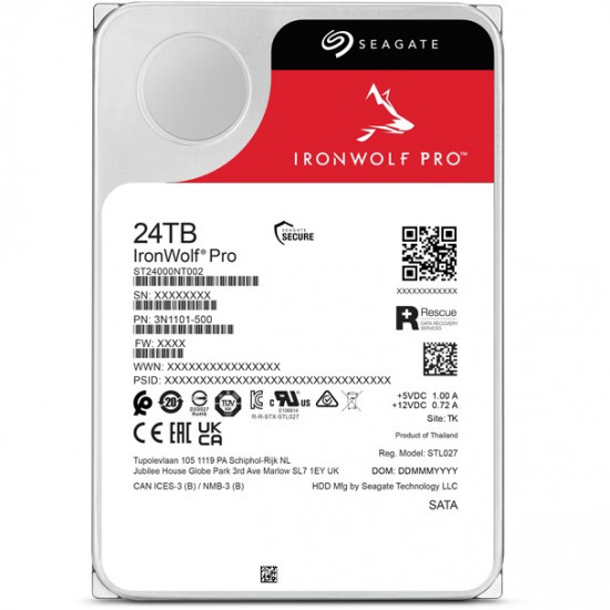 24TB Seagate IronWolf Pro ST24000NT002 7200RPM *Bring-In-Warranty*