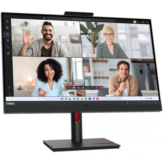 68,6cm/27inch (2560x1440) Lenovo ThinkVision T27hv-30 16:9 QHD IPS 4ms 75Hz HDMI DP USB-C Speaker Pivot Black