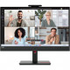 68,6cm/27inch (2560x1440) Lenovo ThinkVision T27hv-30 16:9 QHD IPS 4ms 75Hz HDMI DP USB-C Speaker Pivot Black