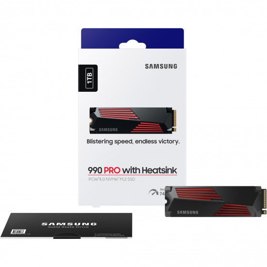 M.2 1TB Samsung 990 PRO Heatsink NVMe PCIe 4.0 x 4 retail