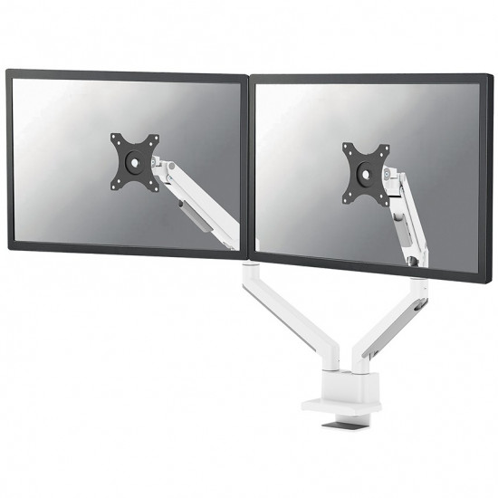 Neomounts DS70-250WH2 Tischhalterung f r 2 Monitore bis 81cm 32inch 9KG Wei 