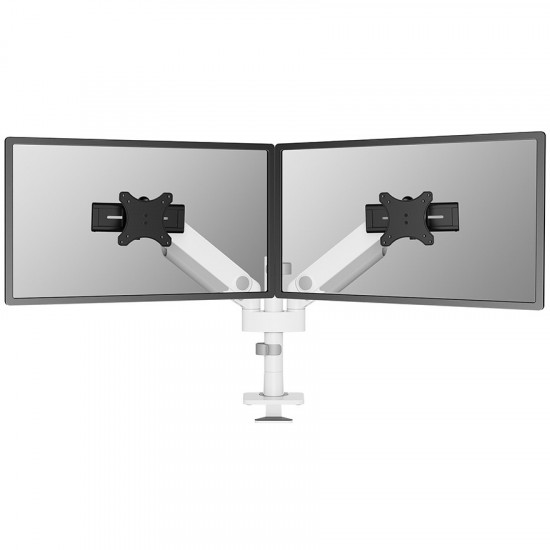 Neomounts DS65S-950WH2 Tischhalterung f r 2 Monitore bis 86cm 34inch 11KG Wei 