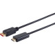 DisplayPort 1.4 HDMI (ST-ST) 10m Adapterkabel 4K 60Hz Schwarz