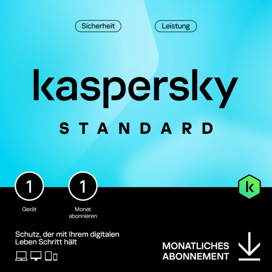 Kaspersky Standard - 1 Device, 1 Month - Subscription (ABO) - ESD-DownloadESD