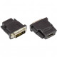 GoodConnections HDMI DVI-D 24+1 (BU-ST) Adapter Schwarz