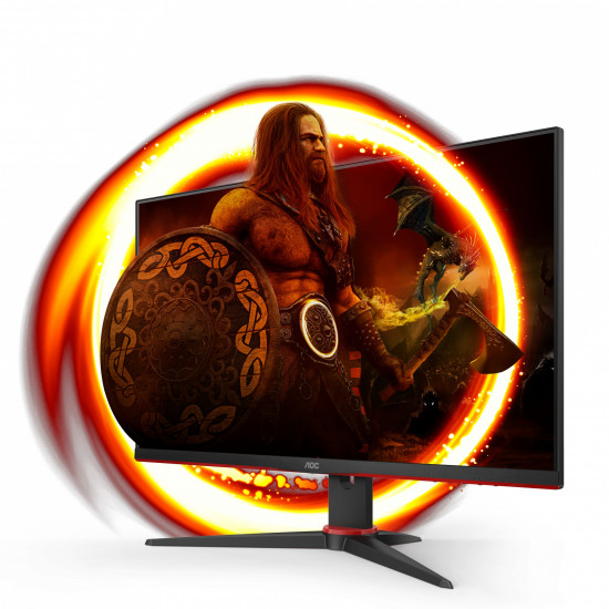 60cm/23,8inch (1920x1080) AOC Gaming 24G2SPAE/BK G2 Series 1ms 165 Hz 2x HDMI VGA DP LS Black Red