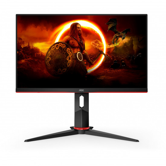 61cm/24inch (2560x1440) AOC Q24G2A/BK Gaming IPS 1ms 165Hz IPS QHD DP HDMI LS Black Red