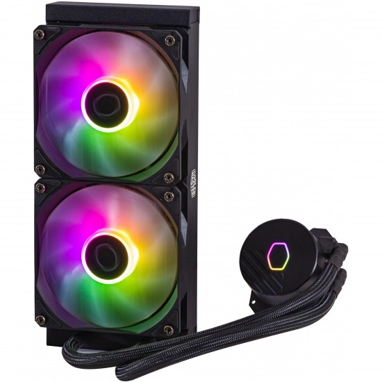 K Cooler Wasserk hlung Cooler Master MasterLiquid Lite 240L Core ARGB