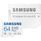 CARD 64GB Samsung EVO Plus MicroSDXC UHS-I U2 V10 A1 inkl. SD Adapter