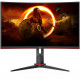 68,8cm/27inch (2560x1440) AOC Gaming CQ27G2S/BK 16:9 QHD Curved 1ms 165Hz HDR10 HDMI DP Black/Red