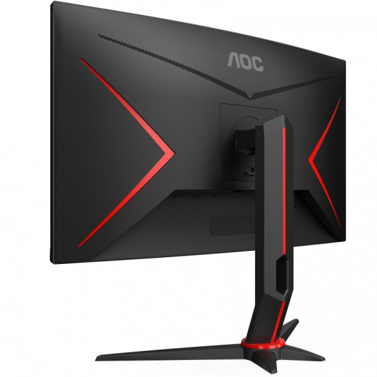 68,8cm/27inch (2560x1440) AOC Gaming CQ27G2S/BK 16:9 QHD Curved 1ms 165Hz HDR10 HDMI DP Black/Red