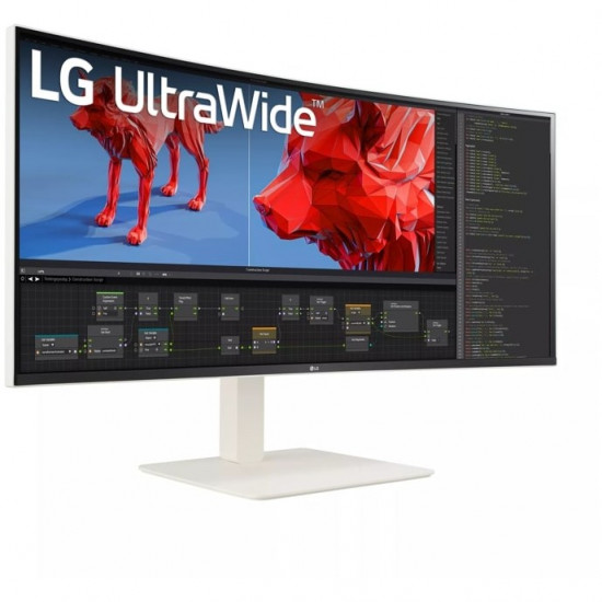 96,5cm/38inch (3840x1600) LG 38WR85QC-W Gebogen Nano IPS WQHD+ 2x HDMI DP 1ms USB-C LS 144 Hz