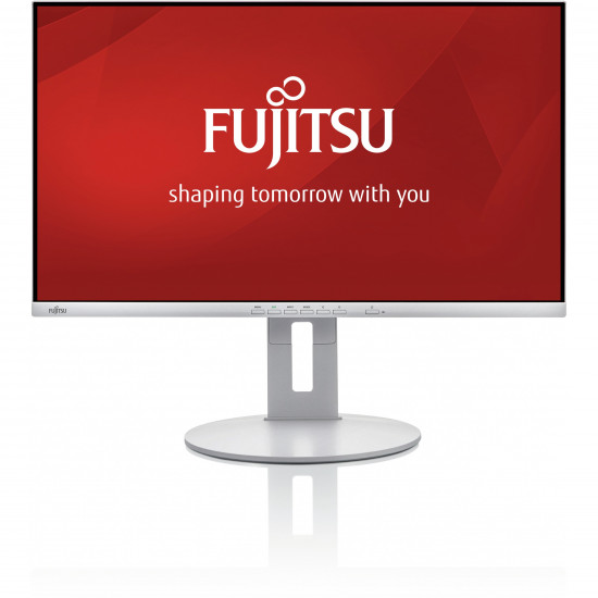 68,6cm/27'' (1920x1080) Fujitsu B27-9 TE 5ms 16:9 USB VGA HDMI DisplayPort VESA Pivot Speaker Full HD Silver Grey