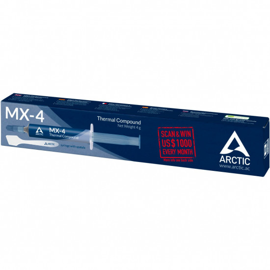 MX-4 High Performance W rmeleitpaste mit Spachtel - W rmeleitpaste - 2,5 g/cm - Blau - 4 g - 1 St ck(e) - 24 mm