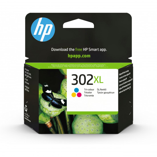 HP Tinte 302 XL F6U67AE Color (Cyan/Magenta/Gelb)