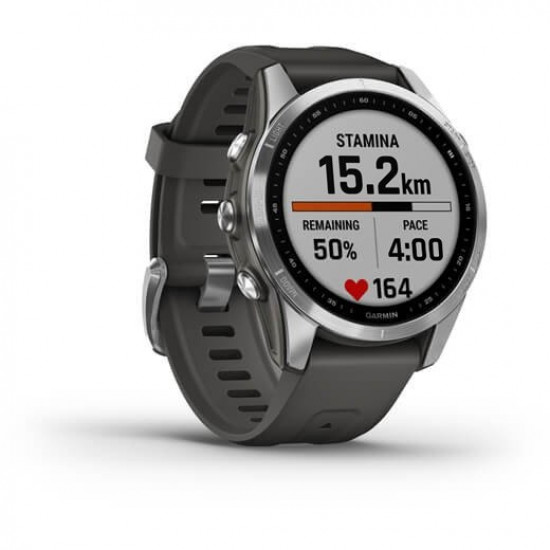 Garmin fenix 7S graphit silver