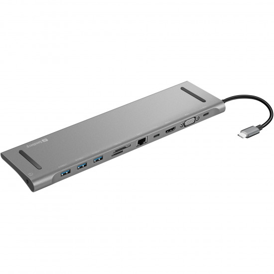 Sandberg 136-31 USB-C 10-in-1 PD 100W 4K DockingStation