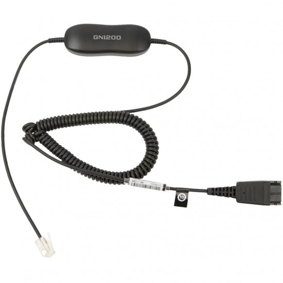 Jabra GN 1200 Anschlusskabel Smart Cord QD auf RJ9/10 spiral