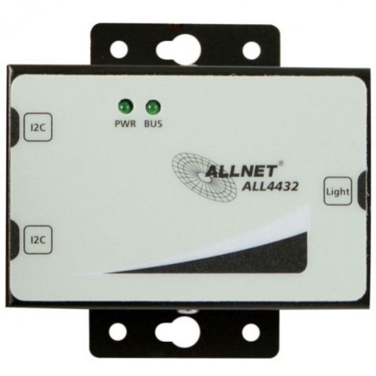 ALLNET MSR Sensor ALL4432 / Helligkeitssensor analog im Metall Geh use schwarz