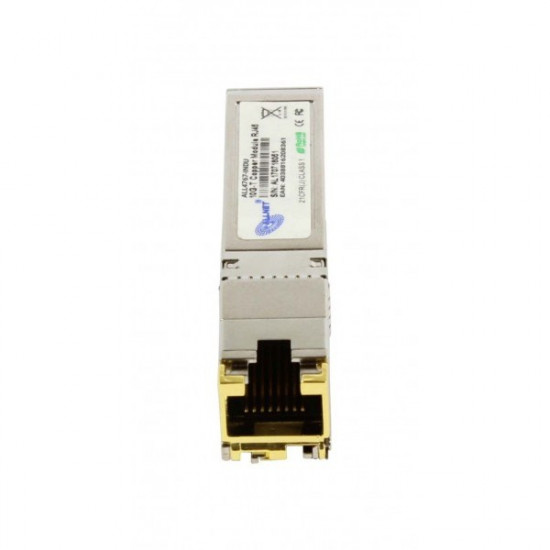 ALLNET Switch Modul ALL4767-INDU SFP+(Mini-GBIC), 10Gbit, RJ45(TP), uncodiert, Industrial -40/+85 Grad,