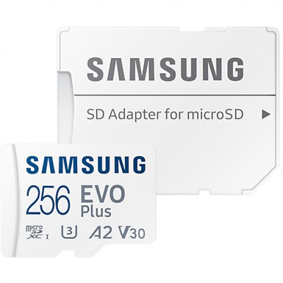 CARD 256GB Samsung EVO Plus microSDXC 130MB/s +Adapter