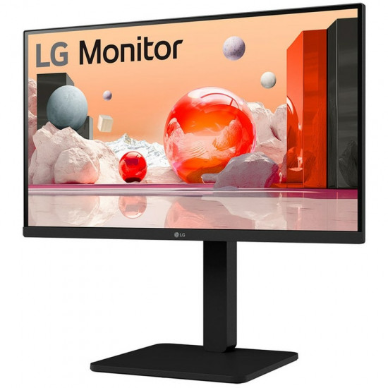 61cm/24inch (1920x1080) LG 24BA550-B 16:9 FHD IPS 5ms 100Hz DP HDMI VGA USB Speaker Pivot Black