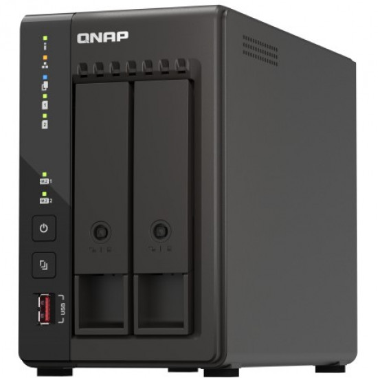 QNAP TS-253E NAS-Server 2 Sch chte Intel Celeron J6412 2,6GHz SATA 6Gb/s