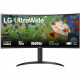 86,6cm/34inch (3440x1440) LG UltraWide 34WP65CP-B 21:9 WQHD 5ms 160Hz HDR400 HDMI DP Speaker Black