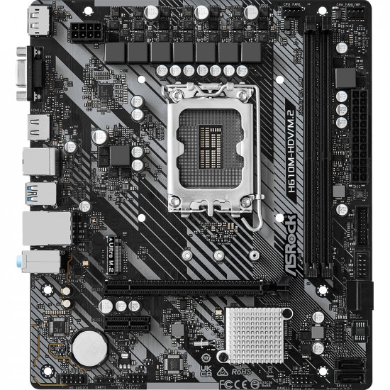 1700 ASROCK H610M-HDV/M.2 R2.0 mATX D4