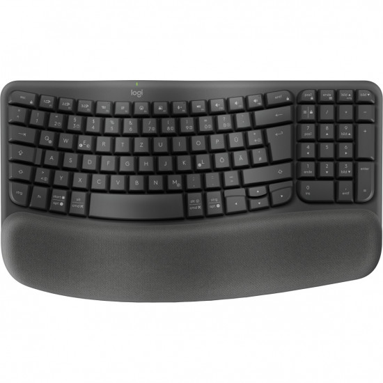 Logitech Wave Keys Bluetooth black QWERTZ DE - Keyboard layout might be German