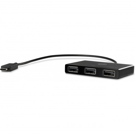 USB-C HUB 3Port HP SuperSpeed USB3.0 passiv Black