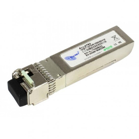 ALLNET Switch Modul ALL4763 SFP+(Mini-GBIC), 10Gbit, B(Bidi)A/LC, Tx1270nm/Rx1330nm, 9u, 20Km,