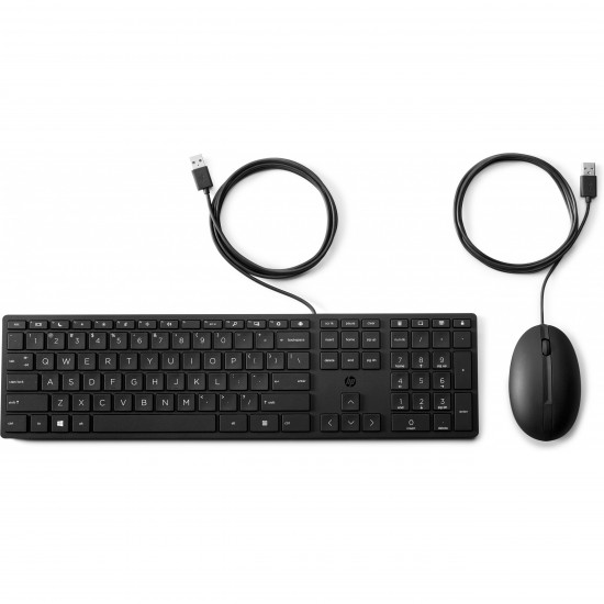 HP Wired 320MK combo Keyboard And Mouse Germany (DE) QWERTZ - Keyboard layout might be German