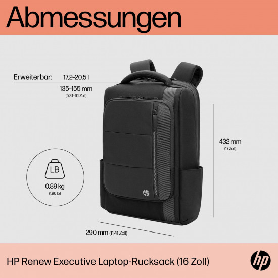 HP Renew Executive 16inch Laptop Backpack