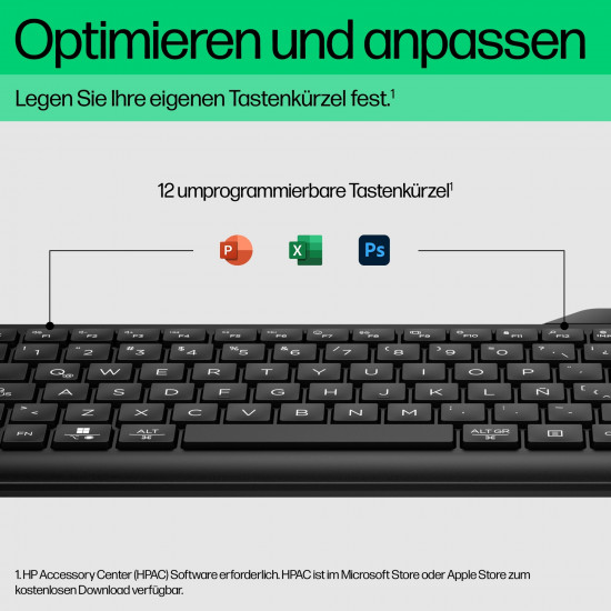 HP 475 Dual-Mode Wireless Keyboard SmartBuy (DE) - Keyboard layout might be German