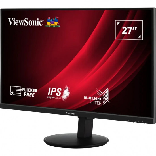 68,6cm/27inch (2560x1440) ViewSonic VG2709-2K-MHD-2 16:9 QHD IPS 4ms 100Hz HDR10 HDMI DP Speaker Pivot Black